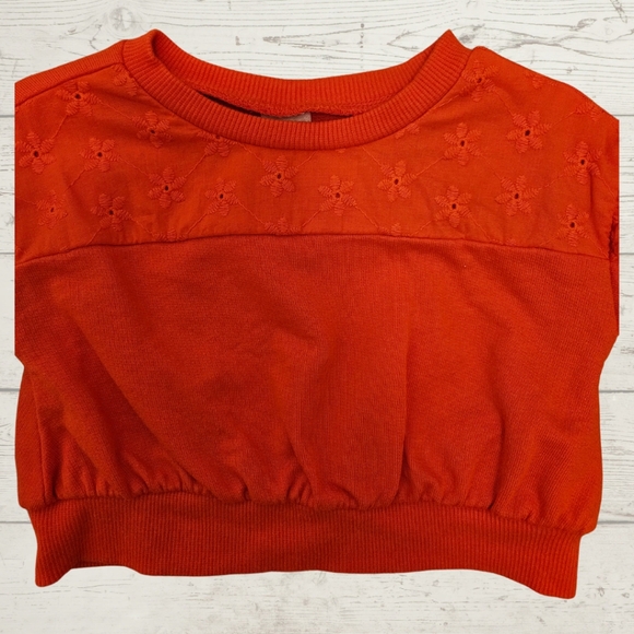 Carter's Sweatshirt & Floral Leggings Size 3m - Picture 3 of 4